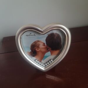 Hallmark Silver Heart-Shaped Photo Frame
